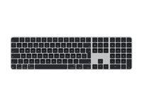 Apple Magic Keyboard with Touch ID and Numeric Keypad - tangentbord - USB-C - QWERTY - norsk - svarta tangenter Inmatningsenhet MXK83H/A