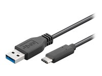 MicroConnect - USB typ C-kabel - USB typ A till 24 pin USB-C - 15 cm USB3.1CA0015