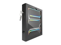 Compulocks iPad Pro M4 13" (2024), Apex Enclosure Tilting Stand 4" monteringssats - synliga kameror och sensorer fram/bak - för surfplatta - svart TCDP0413PAPX4B