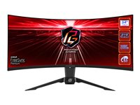 ASRock Phantom Gaming PG34WQ15R2B - LED-skärm - böjd - 34" - HDR 90LXA060-A0E2A0V