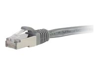 C2G Cat6a Booted Shielded (STP) Network Patch Cable - patch-kabel - 10 m - grå 89922