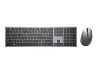Dell Premier Multi-Device KM7321W - sats med tangentbord och mus - AZERTY - belgisk - Titan gray KM7321WGY-BEL