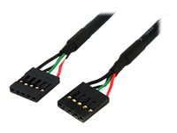 StarTech.com 5 Pin USB 2.0 Header - 18 in USB IDC Motherboard Header Cable - F/F (USBINT5PIN) - USB-kabel - 5-stifts IDC till 5-stifts IDC - 45.7 cm USBINT5PIN