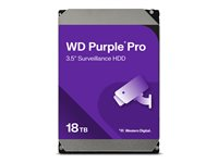 WD Purple Pro WD181PURP - hårddisk - 18 TB - SATA 6Gb/s WD181PURP