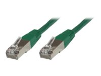 MicroConnect nätverkskabel - 1 m - grön SSTP601G