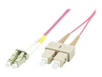 MicroConnect nätverkskabel - 25 m - erika-violett FIB422025P