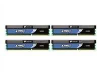 CORSAIR XMS3 - DDR3 - sats - 16 GB: 4 x 4 GB - DIMM 240-pin - 1333 MHz / PC3-10600 - ej buffrad CMX16GX3M4A1333C9