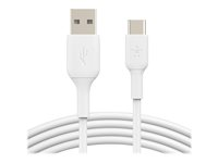 Belkin BoostCharge - USB typ C-kabel - 24 pin USB-C till USB - 15 cm CAB001BT0MWH