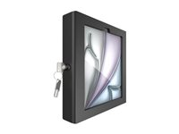 Compulocks iPad Air M2 11" (2024), Apex Enclosure Core Stand monteringssats - synliga kameror och sensorer fram/bak - för surfplatta - fast i 45 grader - svart 111B11APXB