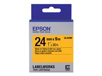 Epson LabelWorks LK-6YBP - etiketttejp - 1 kassett(er) - Rulle (2,4 cm x 9 m) C53S656005