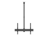 Multibrackets PRO Series M Ceiling Mount Pro MBC1UX2HD konsol - för 2 LCD-bildskärmar - svart 7350073736232