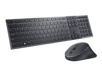 Dell Premier KM900 - sats med tangentbord och mus - samarbete - AZERTY - fransk - grafit Inmatningsenhet KM900-GR-FR