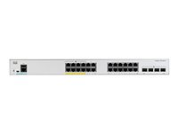 Cisco Catalyst 1000-24FP-4G-L - switch - 24 portar - Administrerad - rackmonterbar C1000-24FP-4G-L