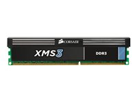 CORSAIR XMS3 - DDR3 - modul - 8 GB - DIMM 240-pin - 1600 MHz / PC3-12800 - ej buffrad CMX8GX3M1A1600C11