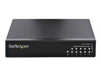 StarTech.com Ohanterad 2.5G-switch - Gigabit-switch med 5 portar - 2,5GBASE-T Ethernet-switch utan förvaltning - Ethernet-splitter - DIN-skena eller väggmontering - Multi-Gigabit - Auto-MDIX - 9K Jumbo - switch - 5 portar - ohanterad DS52000