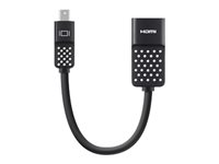 Belkin Mini DisplayPort to HDMI Adapter, 4k - videokort - DisplayPort / HDMI - 12.7 cm F2CD079BT
