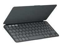 Logitech Keys-To-Go 2 - tangentbord - inbyggt skydd - QWERTZ - tysk - grafit Inmatningsenhet 920-012964