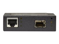 Black Box PoE+ PSE Media Converter - fibermediekonverterare - 10Mb LAN, 100Mb LAN, GigE LPS535A-SFP