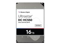 WD Ultrastar DC HC550 WUH721816ALE6L0 - hårddisk - 16 TB - SATA 6Gb/s 0F38460