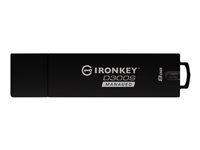 IronKey D300S Managed - USB flash-enhet - 8 GB - TAA-kompatibel IKD300SM/8GB