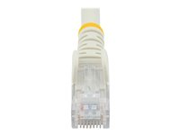 StarTech.com Cat6-patchkabel med hakfria RJ45-kontakter – 1 m, vit - patch-kabel - 1 m - vit N6PATC1MWH