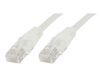 MicroConnect nätverkskabel - 0.5 m - vit UTP6005W