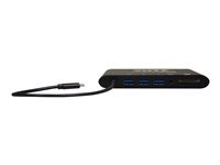 PORT connect TRAVEL 1X4K ++ - dockningsstation - USB-C - VGA, HDMI, Mini DP - 1GbE 901906