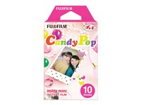 Fujifilm Instax Mini Candy Pop färgfilm för snabbframkallning - ISO 800 - 10 70100139614