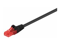 MicroConnect nätverkskabel - 50 cm - svart B-UTP6005S