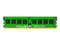 Kingston ValueRAM - DDR3 - modul - 8 GB - DIMM 240-pin - 1600 MHz / PC3-12800 - ej buffrad KVR16N11H/8BK