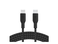 Belkin BoostCharge - USB typ C-kabel - 24 pin USB-C till 24 pin USB-C - 3 m CAB014BT3MBK