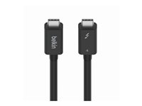 Belkin CONNECT - Thunderbolt-kabel - 24 pin USB-C till 24 pin USB-C - 2 m INZ002BT2MBK