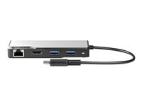 ALOGIC USB-C Fusion ALPHA 5-in-1 Hub V2 - dockningsstation - USB-C - HDMI - 1GbE UCFUPRGEV2-SGR