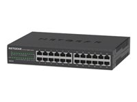 NETGEAR GS324v2 - switch - 24 portar - ohanterad - rackmonterbar GS324-200EUS