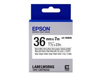 Epson LK-7WBVN - etiketttejp - 1 kassett(er) - Rulle (3,6 cm x 7 m) C53S657012