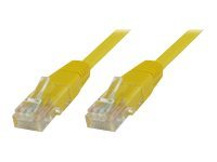 MicroConnect nätverkskabel - 1 m - gul B-UTP601Y