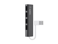 Belkin Ultra-Slim Travel - hubb - 4 portar F4U042BT