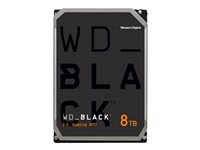 WD Black WDBSLA0080HNC - hårddisk - 8 TB - SATA 6Gb/s WDBSLA0080HNC-WRSN