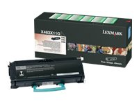 Lexmark - Extra lång livslängd - svart - original - tonerkassett - LCCP, LRP X463X11G