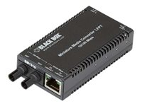 Black Box Multi-Power Miniature Media Converter - fibermediekonverterare - 10Mb LAN, 100Mb LAN LHC036A-R4