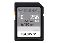 Sony SF-E Series SF-E256 - flash-minneskort - 256 GB - SDXC UHS-II SFE256