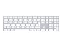 Apple Magic Keyboard with Numeric Keypad - tangentbord - QWERTZ - tjeckiska - silver Inmatningsenhet MQ052CZ/A