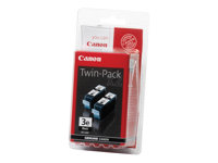 Canon BCI-3E Twin Black Pack - 2-pack - svart - original - bläcktank 4479A298