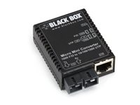 Black Box Micro Mini Media Converter - fibermediekonverterare - 10Mb LAN, 100Mb LAN, 1GbE LMC4002AE