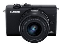 Canon EOS M200 - digitalkamera EF-M 15-45mm IS och 55-200mm objektiv 3699C018