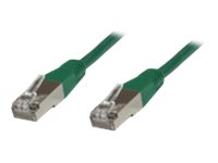 MicroConnect nätverkskabel - 1 m - grön STP601G