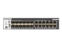 NETGEAR M4300-12X12F - switch - 24 portar - Administrerad - rackmonterbar XSM4324S-100NES