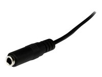 StarTech.com 2m Slim 3.5mm Stereo Extension Audio Cable - Male / Female - Headphone Audio Extension Cable Cord - 2x Mini Jack 3.5mm - 2 m (MU2MMFS) - ljudförlängningskabel - 2 m MU2MMFS