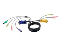 ATEN 2L-5302P - kabel för tangentbord/mus/video/ljud - 1.83 m 2L-5302P