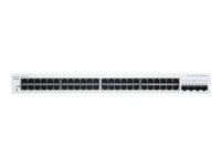 Cisco Business 220 Series CBS220-48T-4X - switch - 48 portar - smart - rackmonterbar CBS220-48T-4X-UK